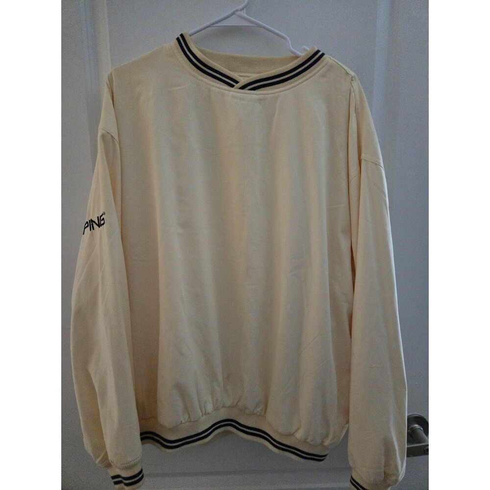 Mens PING Pullover Jacket Large